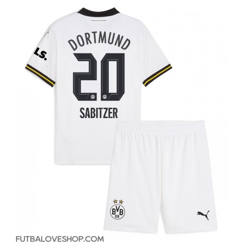 Dres Borussia Dortmund Marcel Sabitzer #20 Tretina pre deti 2024-25 Krátky Rukáv (+ trenírky)